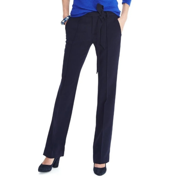 Banana Republic Pants - NWT Banana Republic BLK Logan Tie Waist Trousers 2